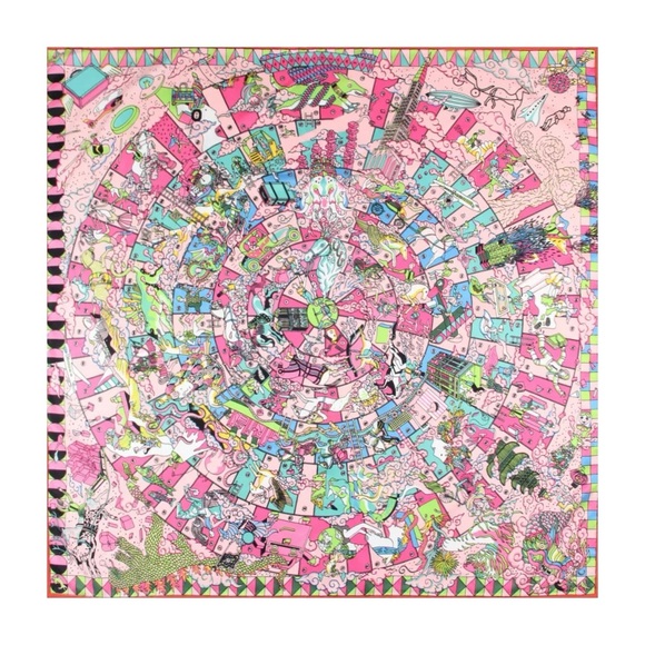 Accessories - Luxury Designer-Style Silk Scarf 90cm